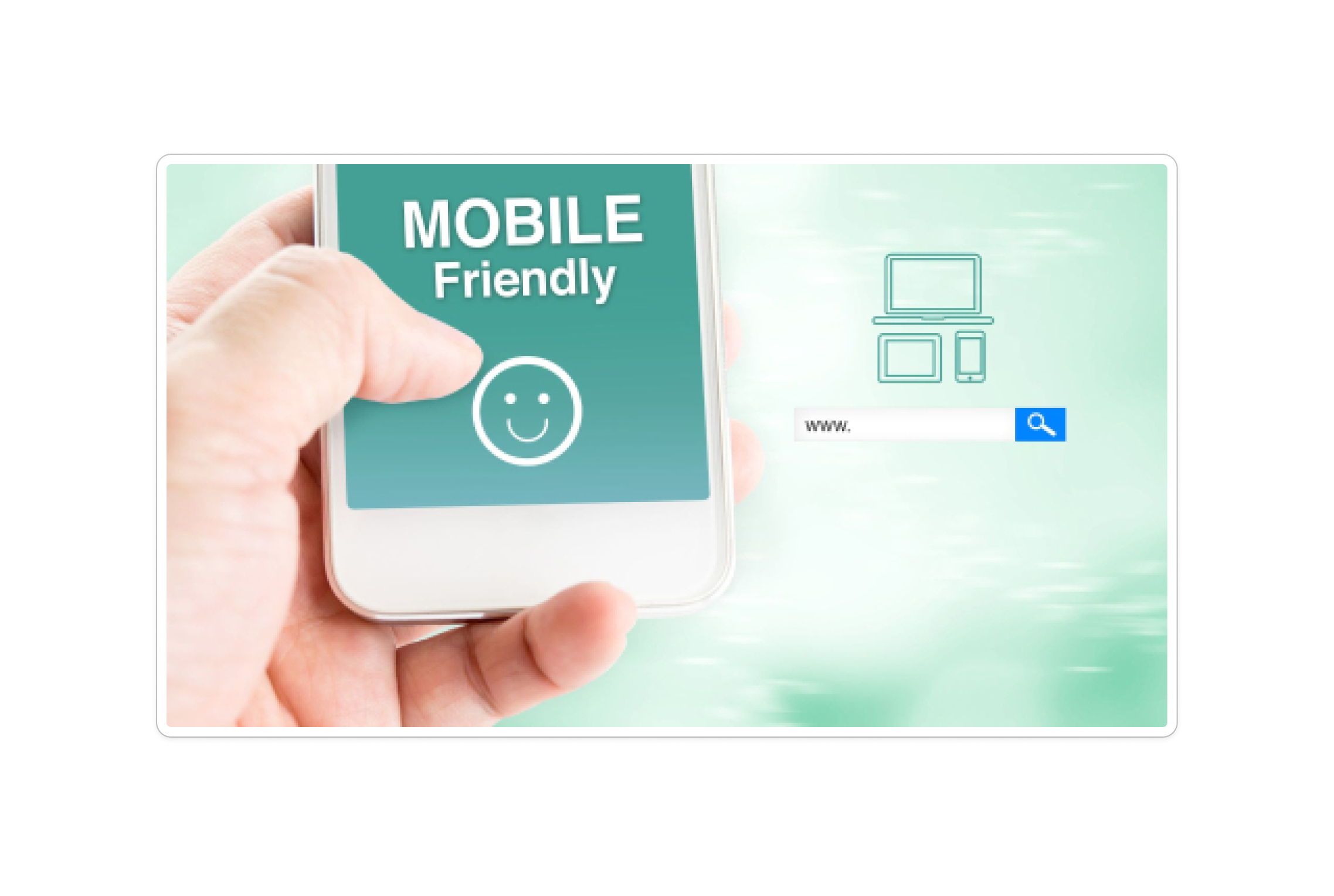 Your website isn't mobile friendly image