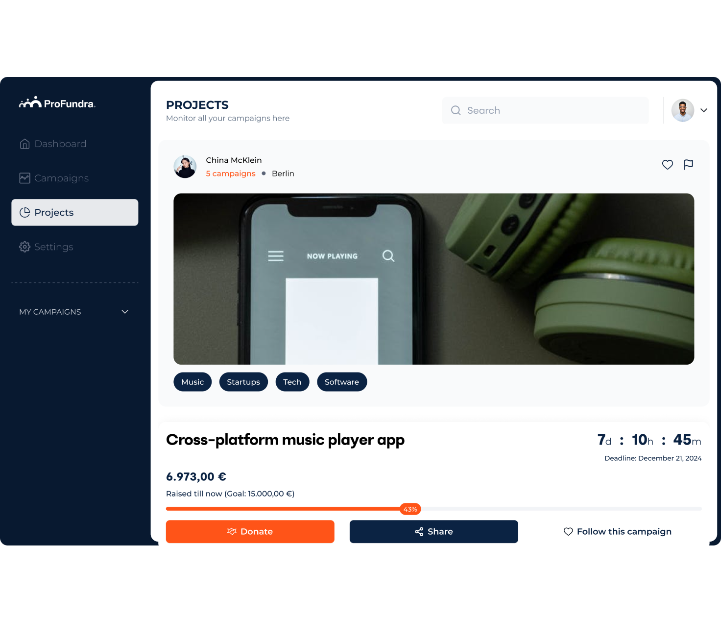 profundra API integration documentation